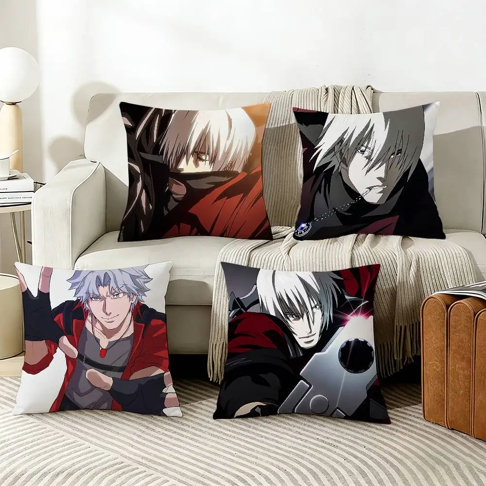 

D-Devil M-May C-Cry 5 Dante DMC Various Sizes Square Pillow Case For Car Home Bedchamber Decor