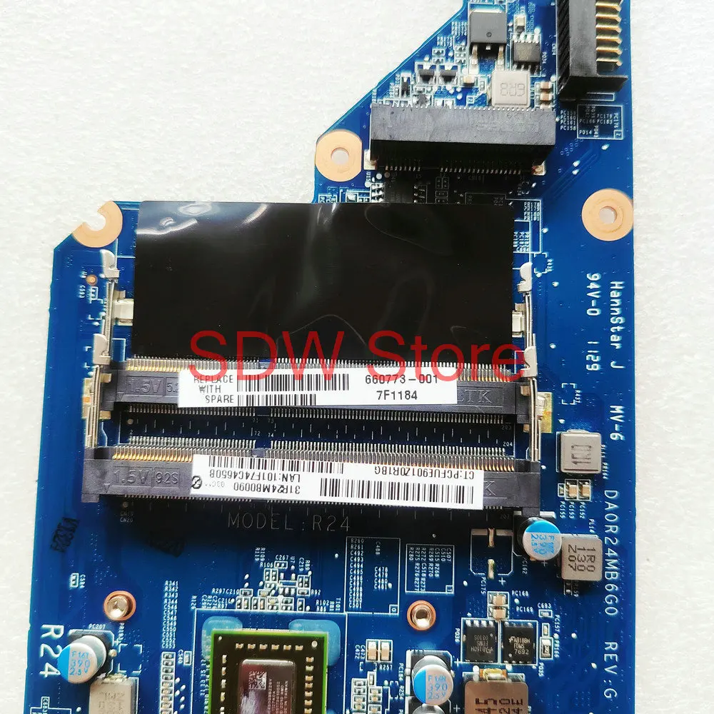 660773-001 For HP Pavilion G4-1000 G6 Laptop Motherboard E450 CPU DDR3 DA0R24MB6F0 DA0R24MB6G0