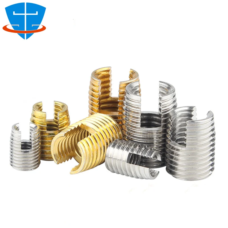 

20PCS M2 M3 M4 M5 M6 M8 M10 M12 M14 M16-M24 Stainless Steel Self-tapping Screws Protective Bushing Threaded Insert Repair Sleeve