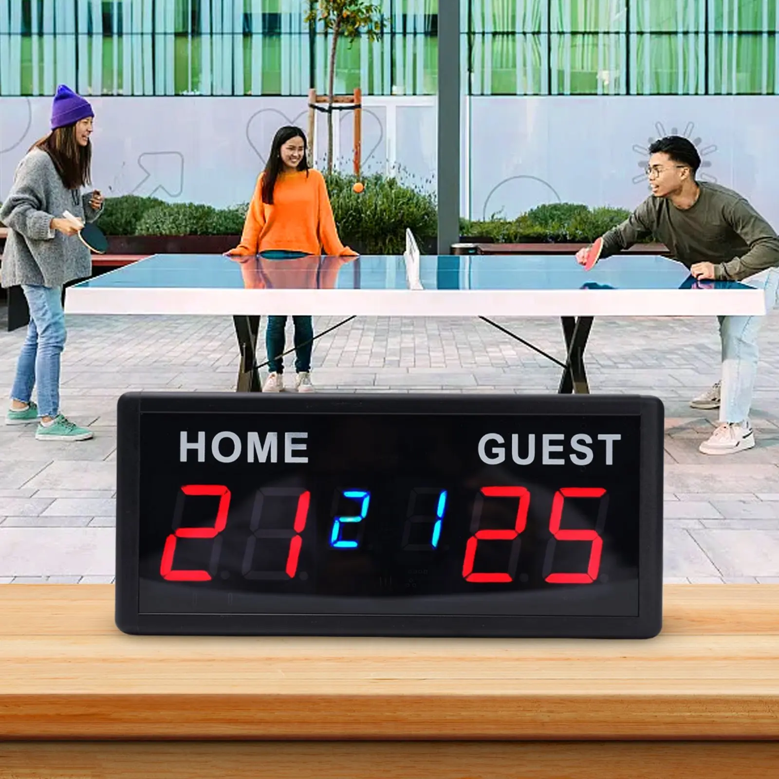 

Electronic Basketball Football For Basketball Power Adapter Remote Control Snooker Tennis Scoreboard Sporting Goods
