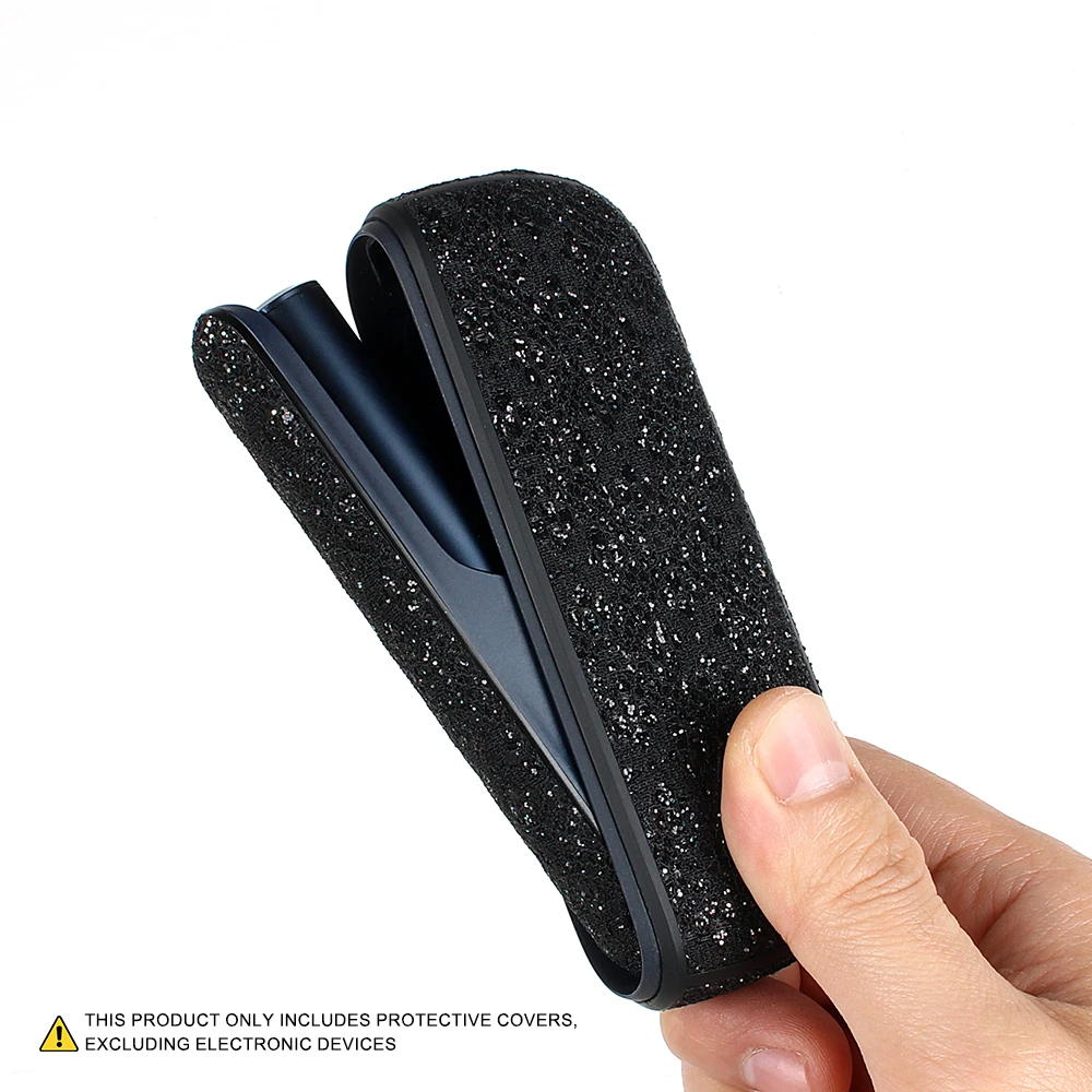 PU leather protective case is suitable for ILUMA and features the butterfly and diamond pattern to protect e-cigarette accessory