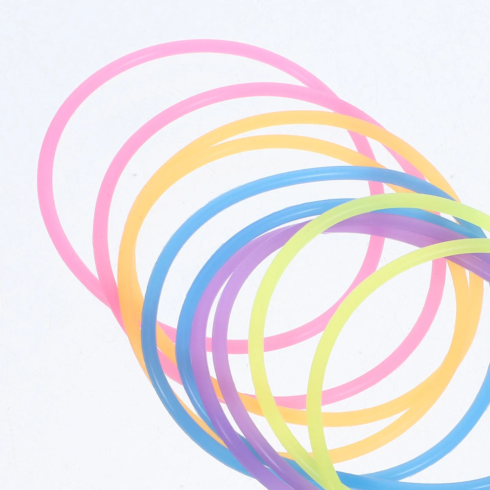 

10 шт. неоновых светящихся в темноте силиконовых браслетов для детей и взрослых, светящиеся в темноте наручные браслеты, сувениры для вечеринок, украшения для фестивалей, в стиле 80-х