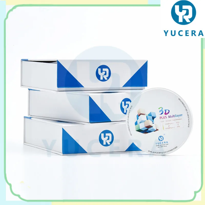 Yucera 3D Plus Multicapa Zirconia Bloque Cad Cam Producto Dental  Zirconia Discos Para Corona Puente