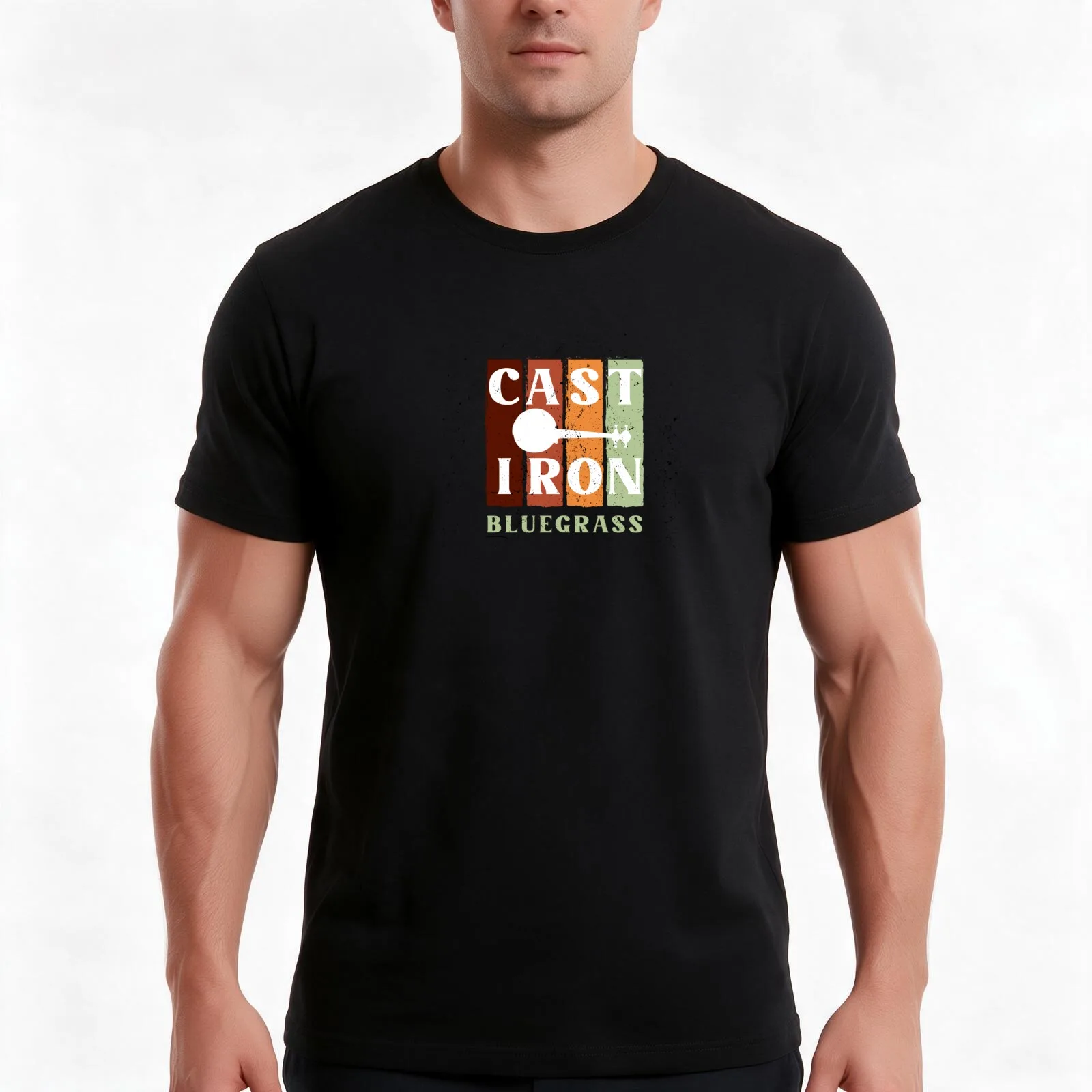 Rainbow Cast Iron2 T-Shirt Summer Casual Cotton Tee Oversized Streetwear Tops Vintage Graphic Print Loose Fit Short Sleeve
