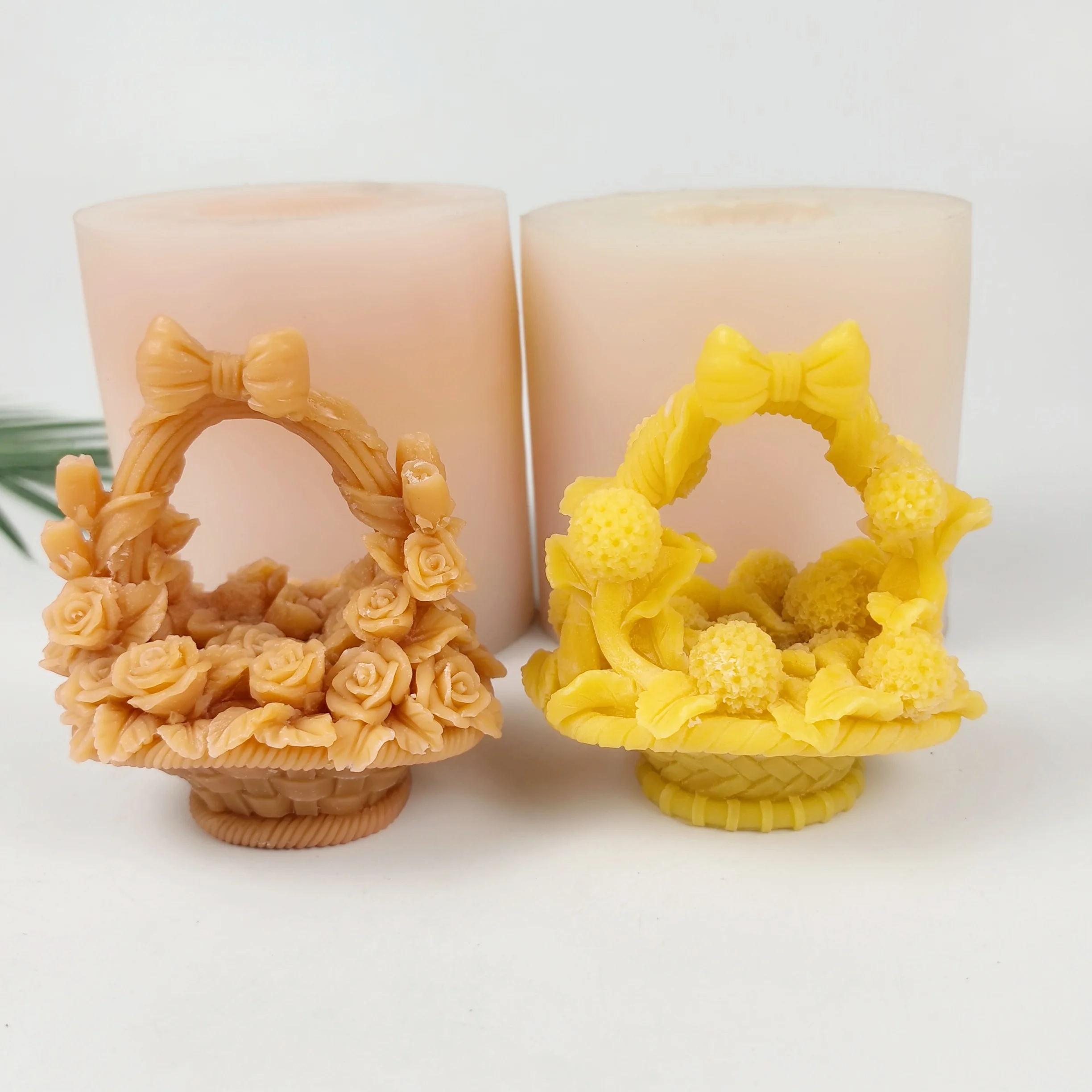 

Mold Silicone Roses Flower Soap Molds Decoration Plant Flowers Tulip Lily Rose Hydrangea Basket Moulds Bouquet Making Clay Resin