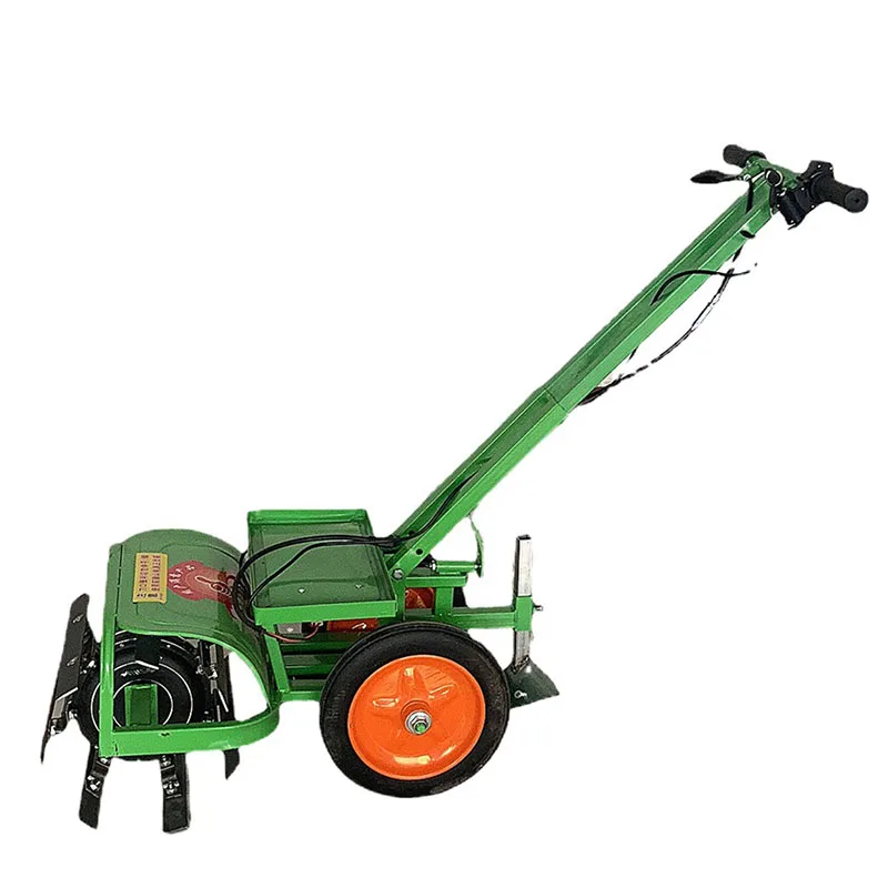 

Lithium battery weeding machine self-propelled tiller mountain hard stone ground ripper rechargeable tiller