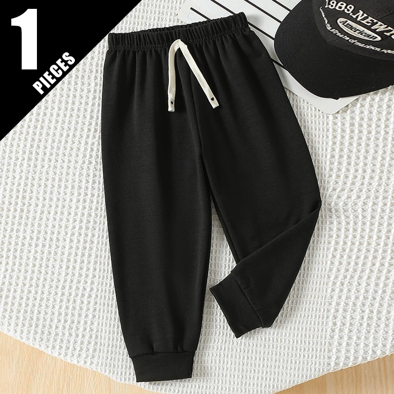 Children's Four Seasons Casual Sports Fashion Pants Autumn Thick Versatile Boys and Girls Running Harun Pants Baby Loose Pants