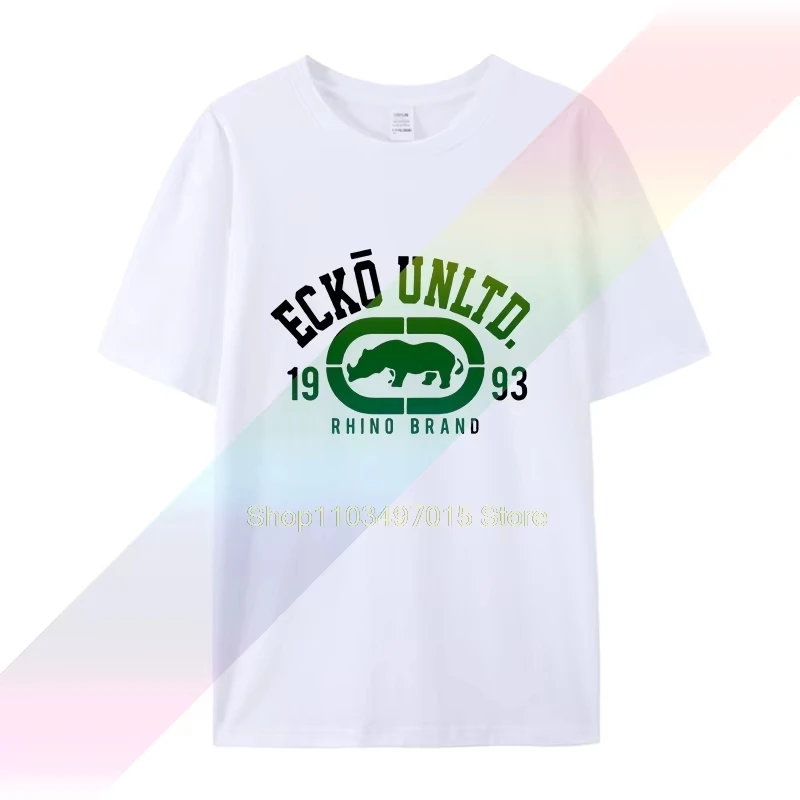 

Новинка 2023 года, летняя мужская черная футболка ECKO_UNLTD, S-4XL, винтажная уличная одежда из 100% хлопка, повседневная футболка с графическим принтом и коротким рукавом