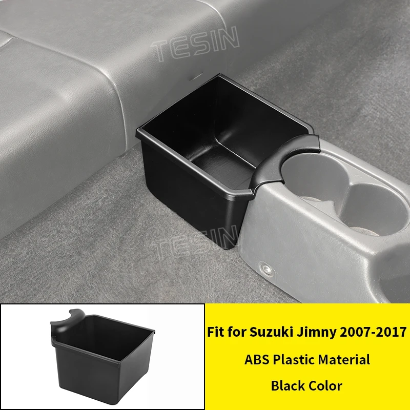 LFOTPP Boîte De Rangement Tableau De Bord Suzuki Jimny/Sierra – Support Téléphone + Organiseur Console + Tapis Antidérapant