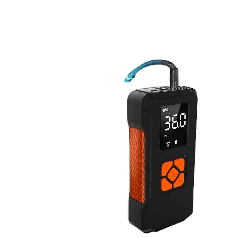 EU Stocked Tire Inflator Pump Wireless USB Air Pump A-type 20 Cylinder Movement 12V System Lithium Battery 3.7V 10000mah 37Wh