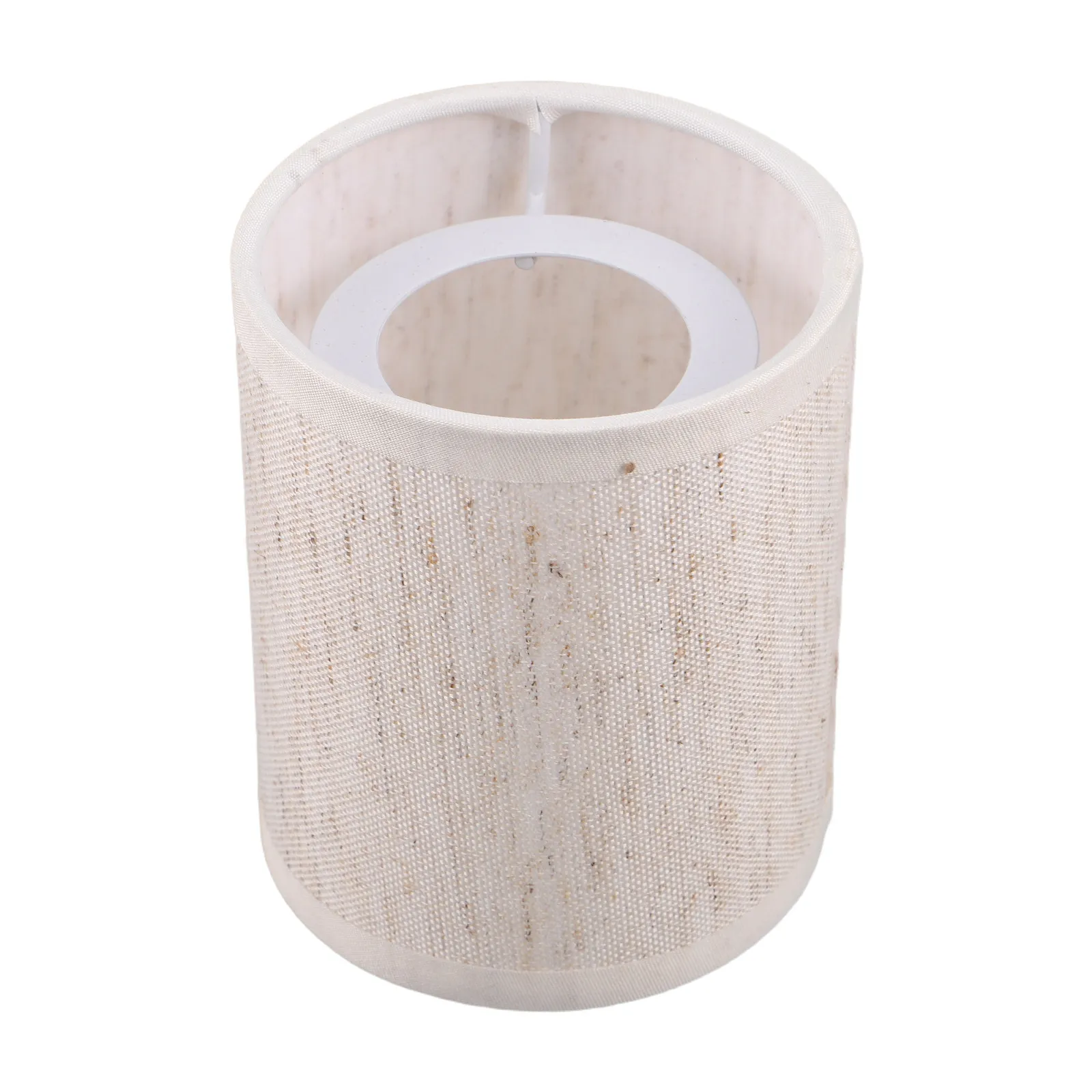 Mini Linen Lampshade 3.9x3.2 Anti-Glare E14 Fabric Light Cover for Table Lamp Bedside Bedroom Living Room Bedside Table Lamp