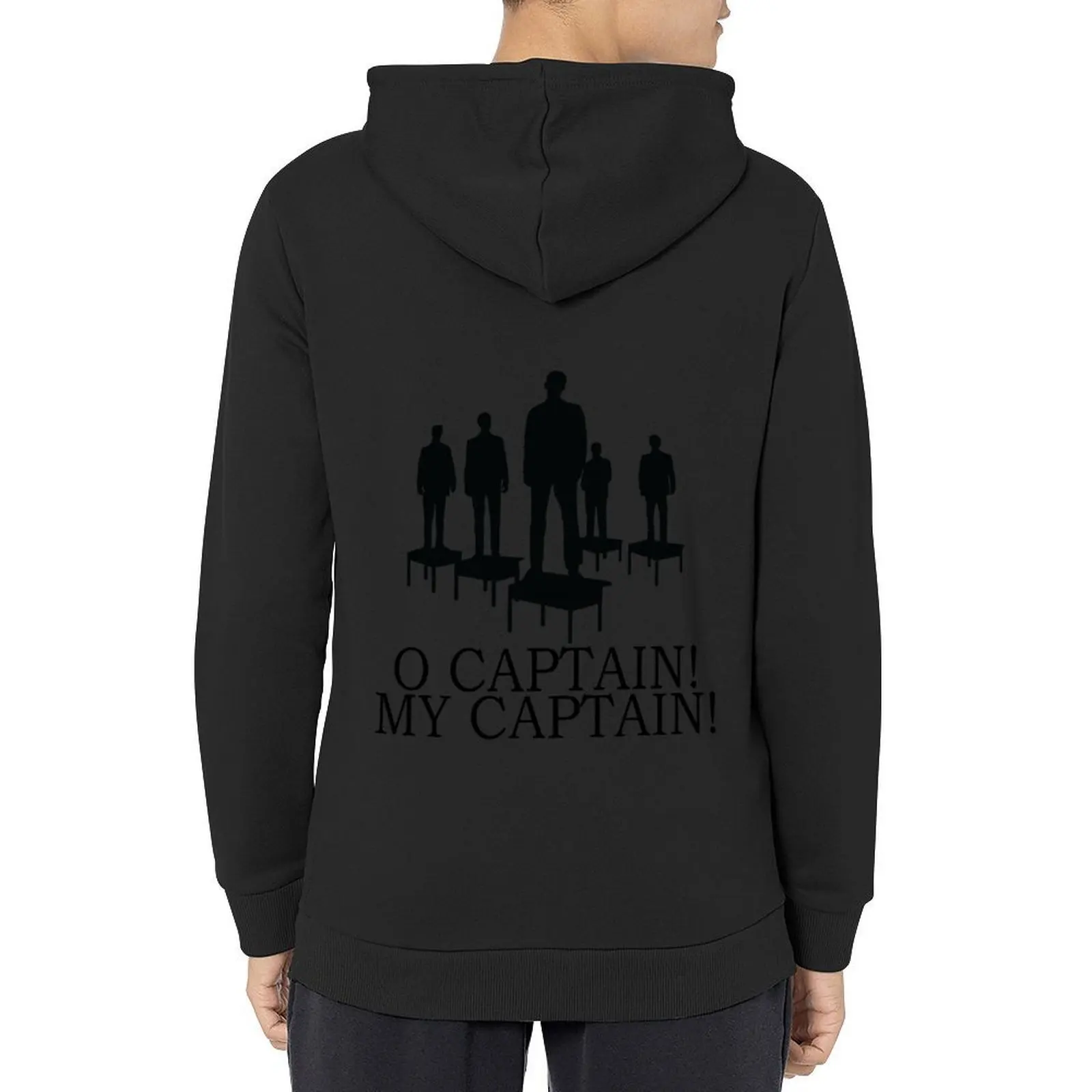 

Dead Poets Society - O Captain My Captain Hoodie mens clothing hooded shirt men clothing autumn jacket men graphic hoodies