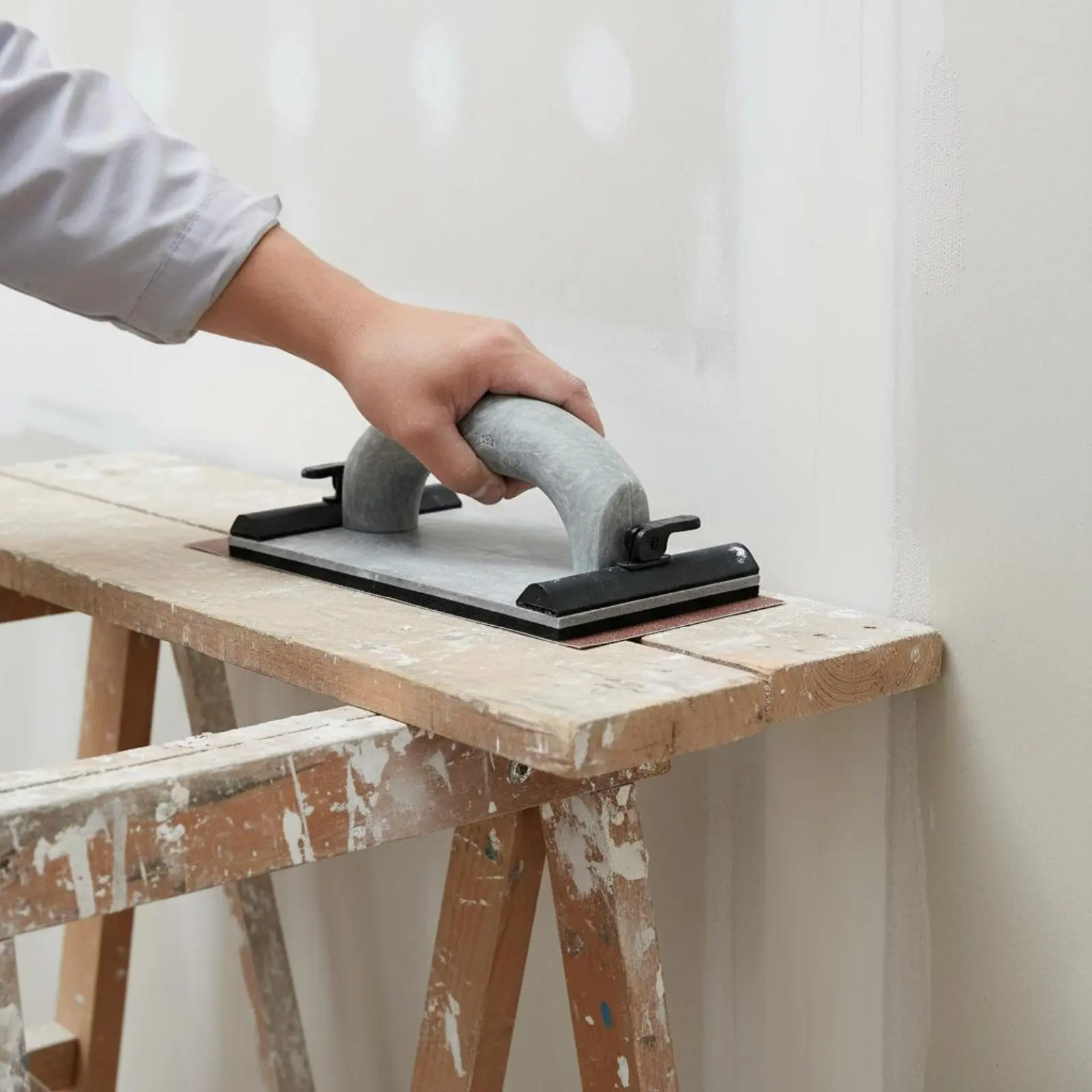 Wall Sanding Tool Sturdy Plastic Quick Change Sandpaper Holder Sandpaper Holder Labor-Saving Hand Sander Clamp for Renovation view 4
