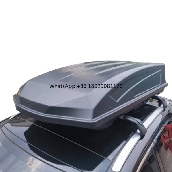 

Shell Rooftop Cargo Box Carrier for Toyota 800L ABS PMMA Plastic Roof Rack Box with Security Keys Sports Design Side Opening