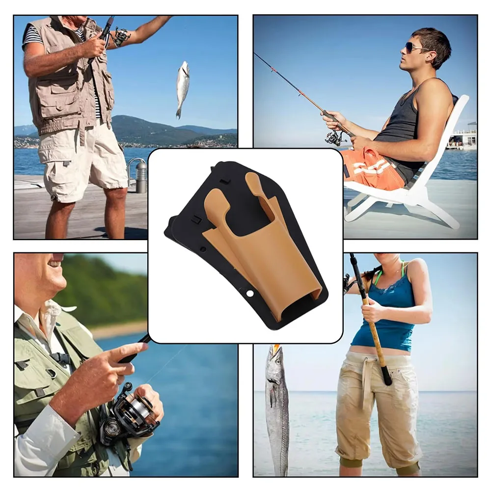 1/3PC Hands-Free Waist Rod Holder Pole Gear with Stash Pocket for Spinning/Casting Rods Fits Most Belts for Shore & Boat Fishing view 6