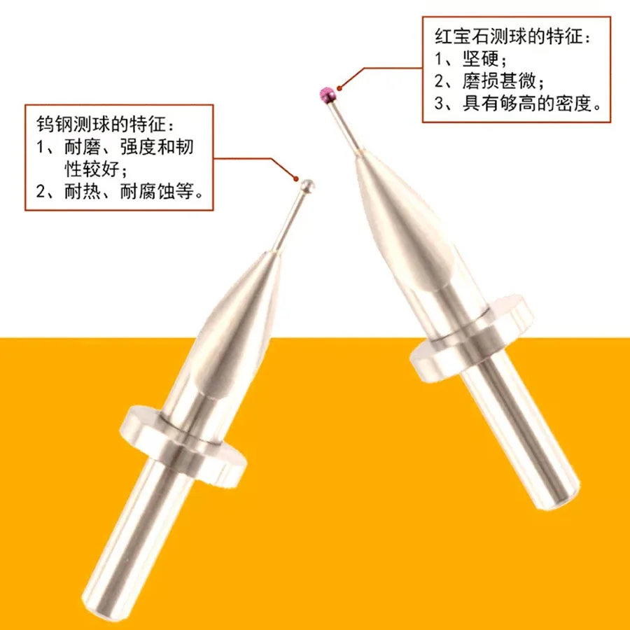 6-handle height gauge, ruby measuring head, eccentric concentric height gauge, Swiss TESA Malz type measuring needle