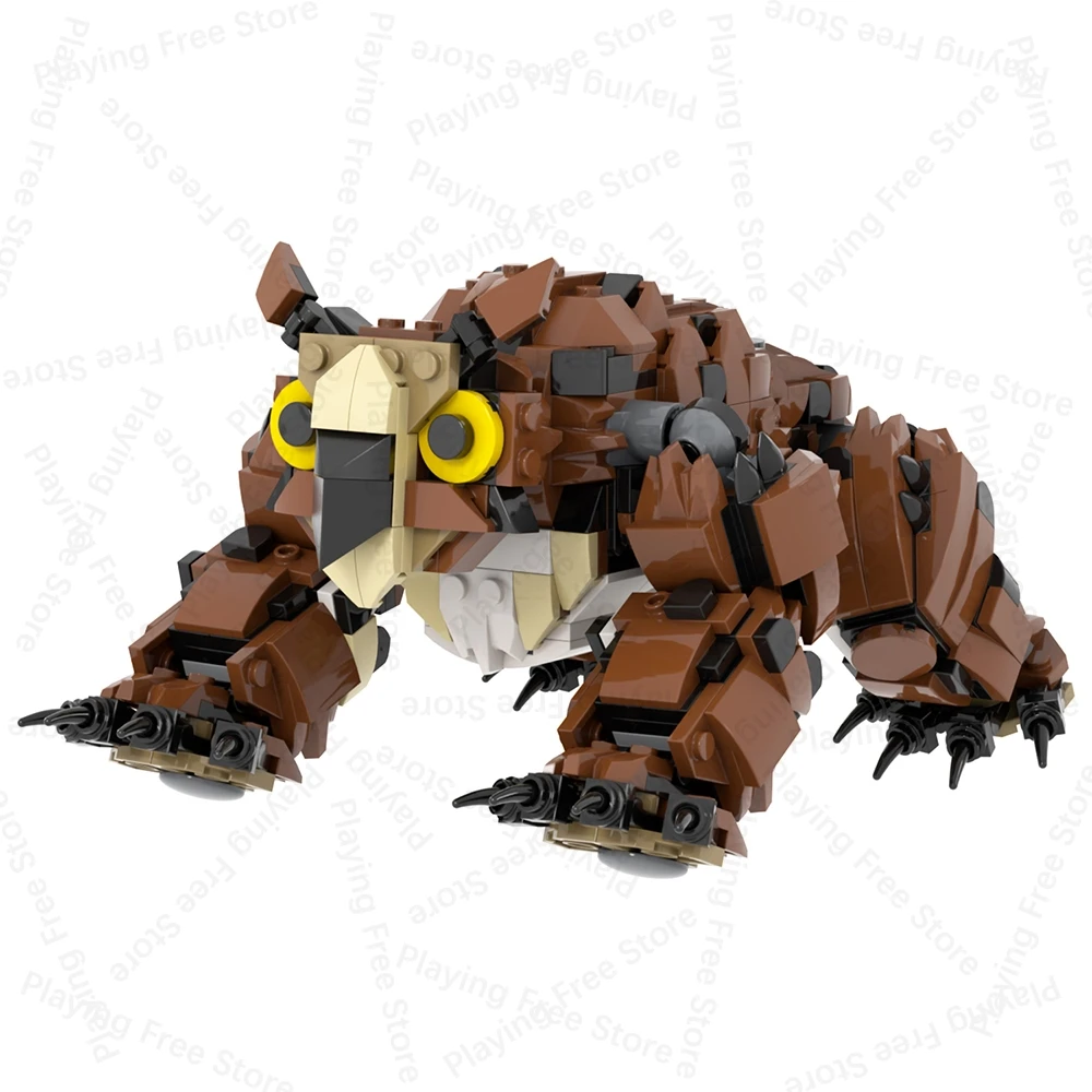 MOOXI MOC Dungon لعبة الطوب برج النرد OwlBear موزع الوحش اللبنات متوافق الشكل لعب للأطفال الكبار هدية