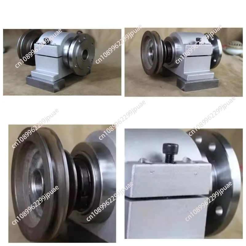 125/160 Lathe Spindle Head Assembly HRB Bearing High Strength Cast Aluminum Spindle Unit