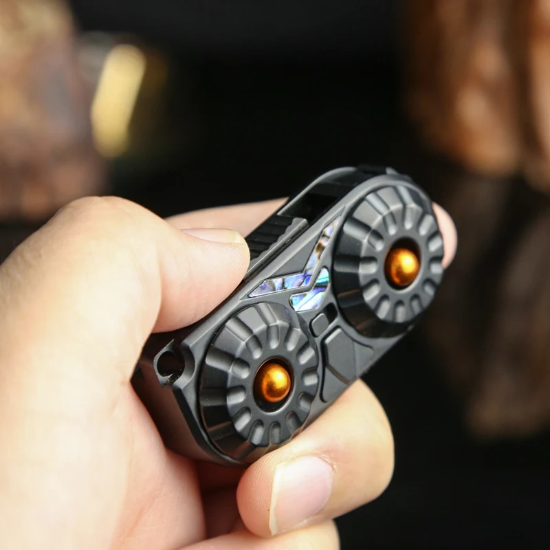 Owl EDC Magnetic Push Slider Stainless Steel Fidget Slider Toy Mechanical Slider 3IN1 Anxiety Anti Stress Sensory Toy Gifts - view 3
