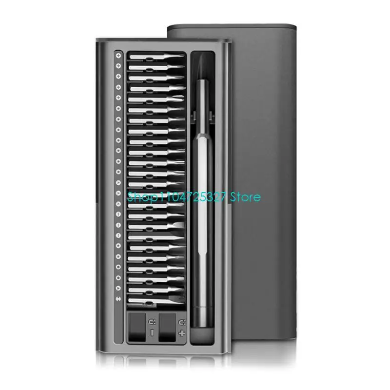 D8KF 26 in 1 Screwdriver Set Screw Driver Bits Multifunctional Repair Tool for Phone Watch Glasses PC