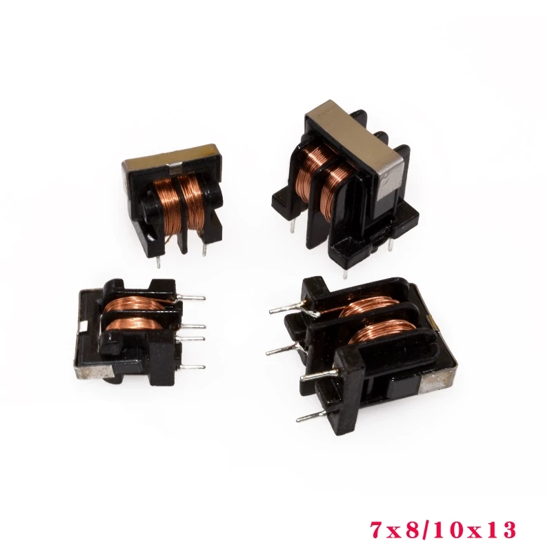 UU9.8 UF9.8 UU10.5 UF10.5 Common Mode Choke Inductor 5mH 10mH 20mH 30mH 40mH 50mH For Filter Inductance Pitch 7*8mm Copper Wire