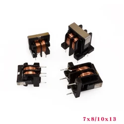 UU9.8 UF9.8 UU10.5 UF10.5 Common Mode Choke Inductor 5mH 10mH 20mH 30mH 40mH 50mH For Filter Inductance Pitch 7*8mm Copper Wire