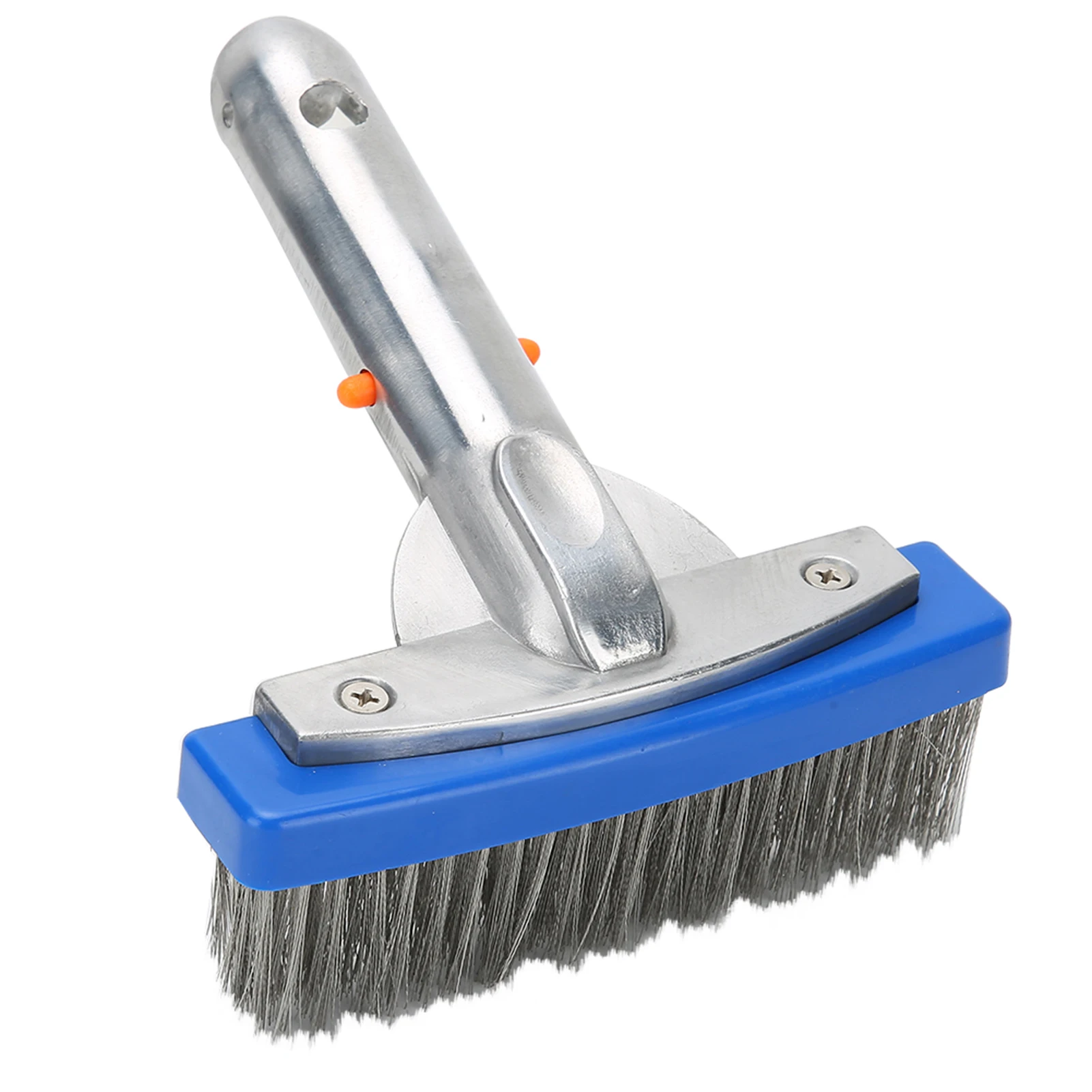 Cepillo limpiador de piscina de acero inoxidable, herramienta de limpieza de pared de suelo de estanque de Spa, 5,5 pulgadas
