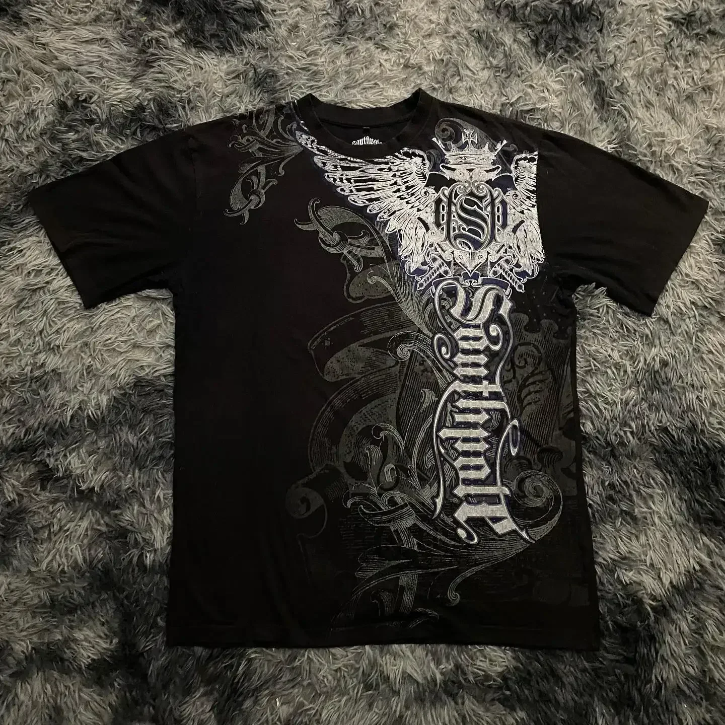 Street Gothic-style Summer 3D Printed Large-sized Men's T-shirt. Soft and Breathable Fabric Suitable for Daily Wear image 4