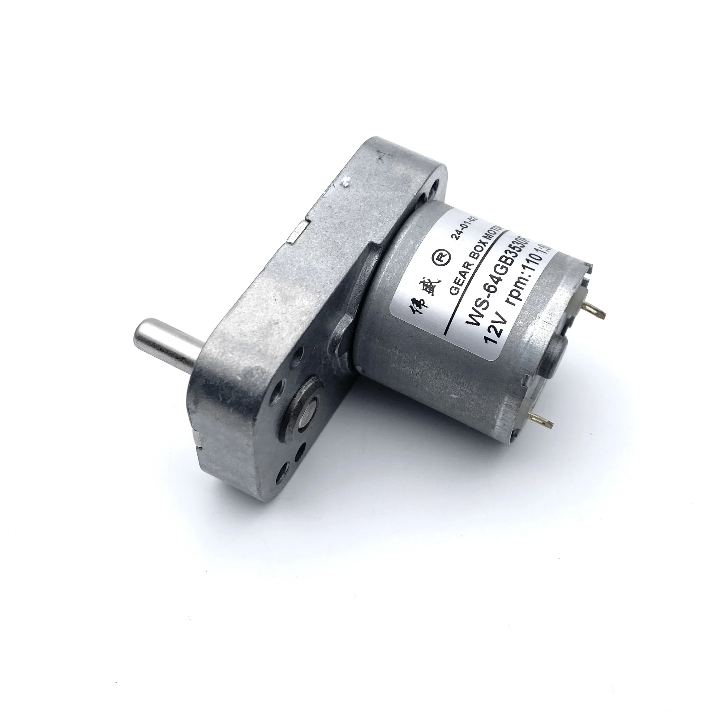 Right Angle DC Deceleration Gear Motor 12V 24V 520/3530 DIY Display Rack With Brush Low-speed Motor