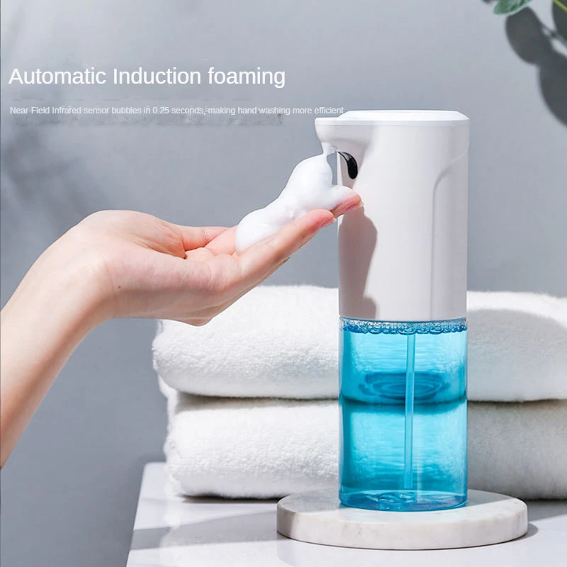 Household Automatic Foam Soap Dispenser Handwasher Smart Induction USB Rechargeable Dish Washing Liquid Hand Sanitizer Container