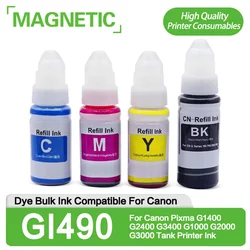 GI490 GI-490 Dye Ink Compatible Refill Tintas Ink For Canon Pixma G1400/G1410/G1411/G2400/G2410/G2411/G3400/G3410/G3411/G4400