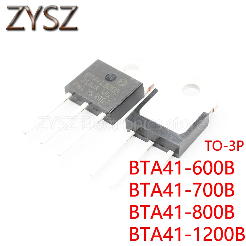 5PCS BTA41-800B BTA41800B BTA41-700B BTA41700B BTA41-600B BTA41-1200B Three terminal bidirectional thyristor TO-3P high power