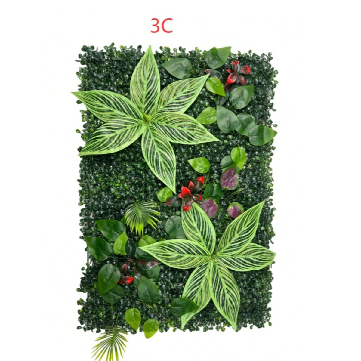 Panneaux muraux verts artificiels, décoration en faux gazon jungle pour la maison et le jardin, tapi
