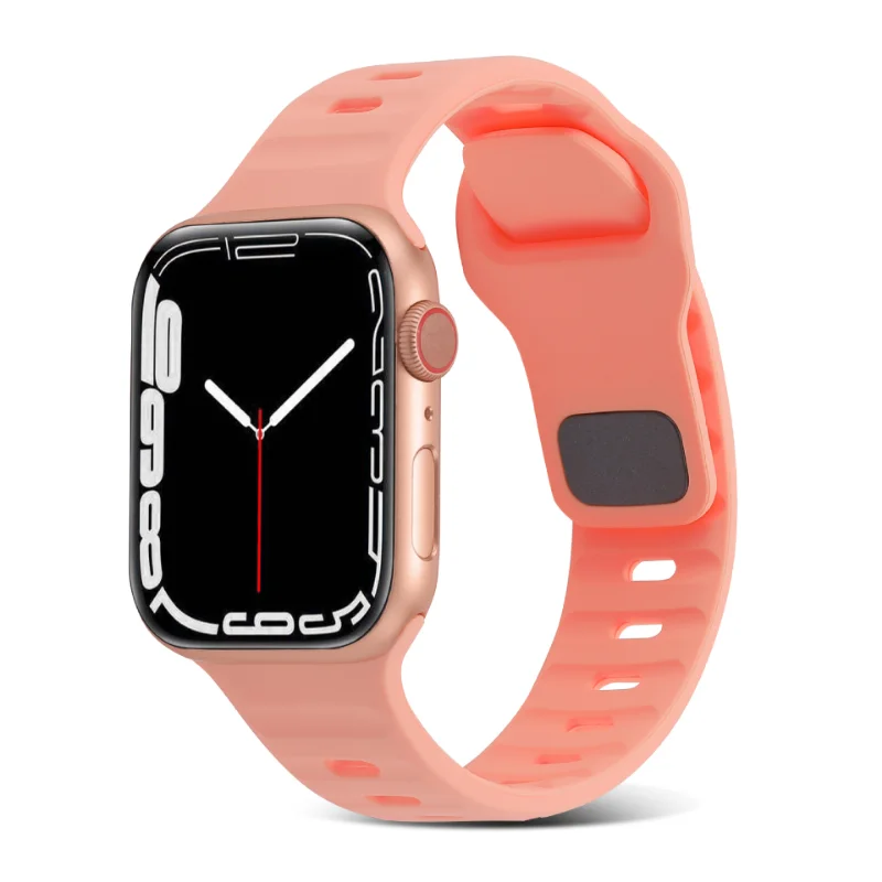 Silicone Strap For Apple Watch Band 44mm 45mm 42mm 40mm Sport Band Watchband Bracelet Iwatch Serise 8 7 6 5 4 Se Ultra Band 49mm