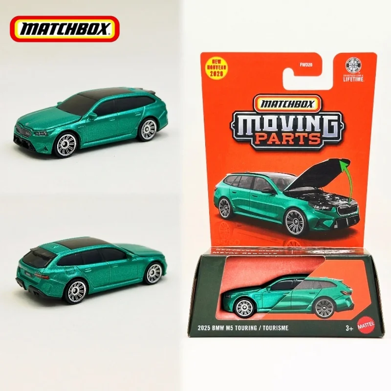Matchbox Moving Parts FWD28 2025 BMW M5 Touring Opening Hood Metal Diecast Collectible Model Car For Adult Hobby Collectors