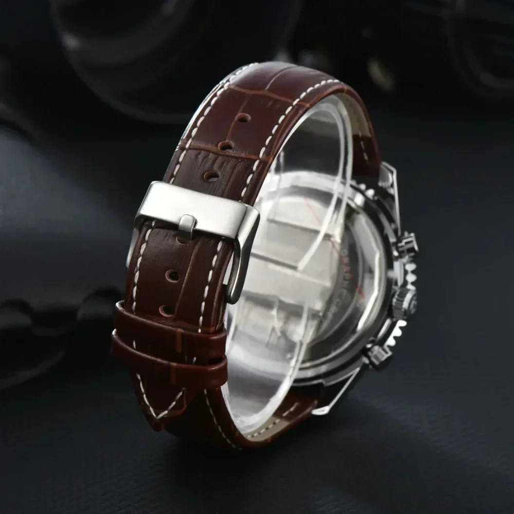 2025 Top High Quality Luxury Automatic Date Wristwatch Business Street Sports Chronograph Male Clocks New AAA Watches for Mens