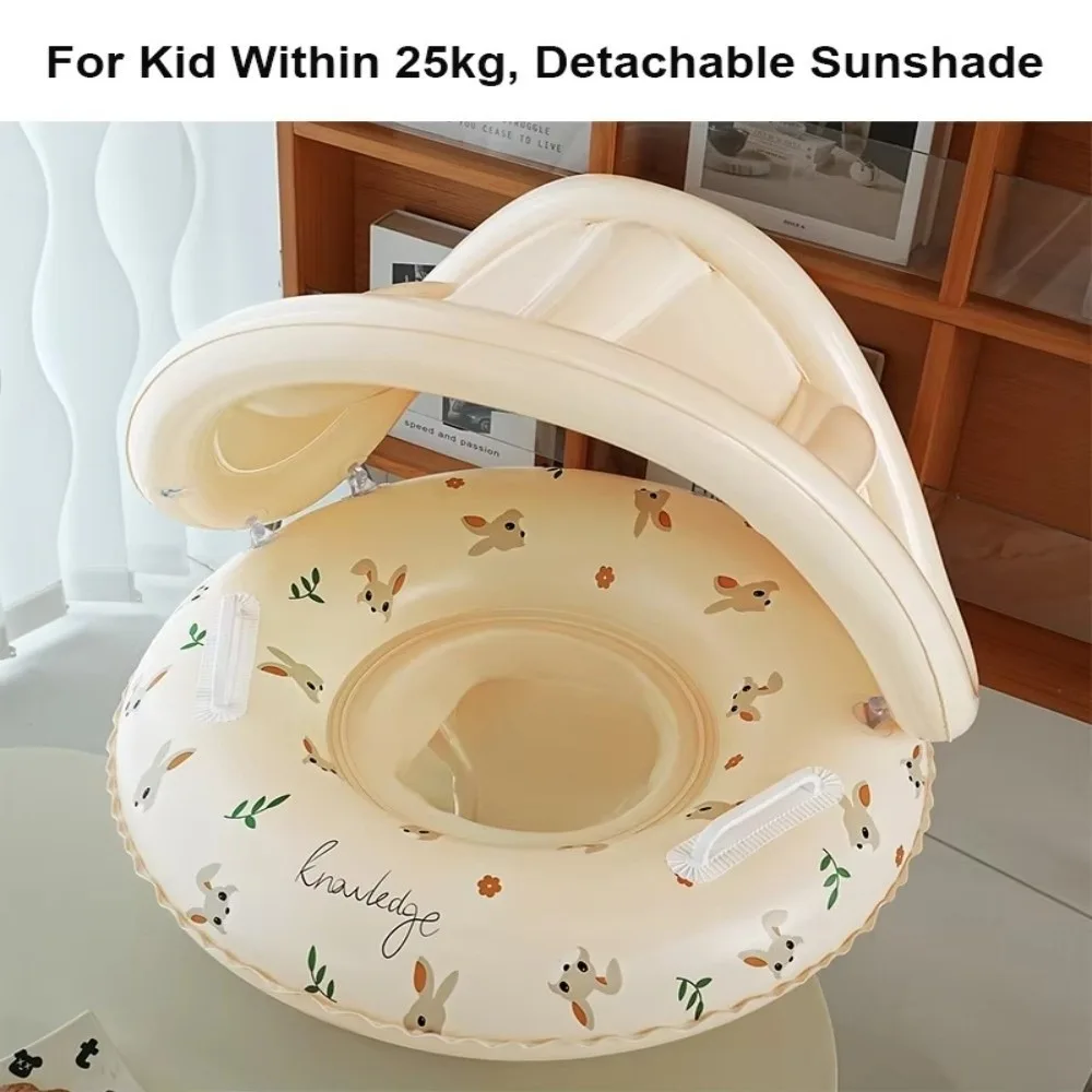 Safe Inflatable Pool Float Tube Shape Seat Ring Inflatable Swimming Seat Water Play Baby Swim Ring Swimming