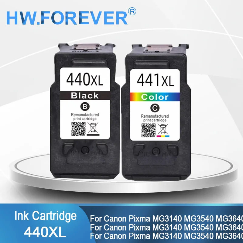 PG440 CL441 440XL 441XL Compatible Ink Cartridge For Canon Pixma MG3140 MG3540 MG3640 MG3640S MG4240 MX438 MX518 MX378 TS5140