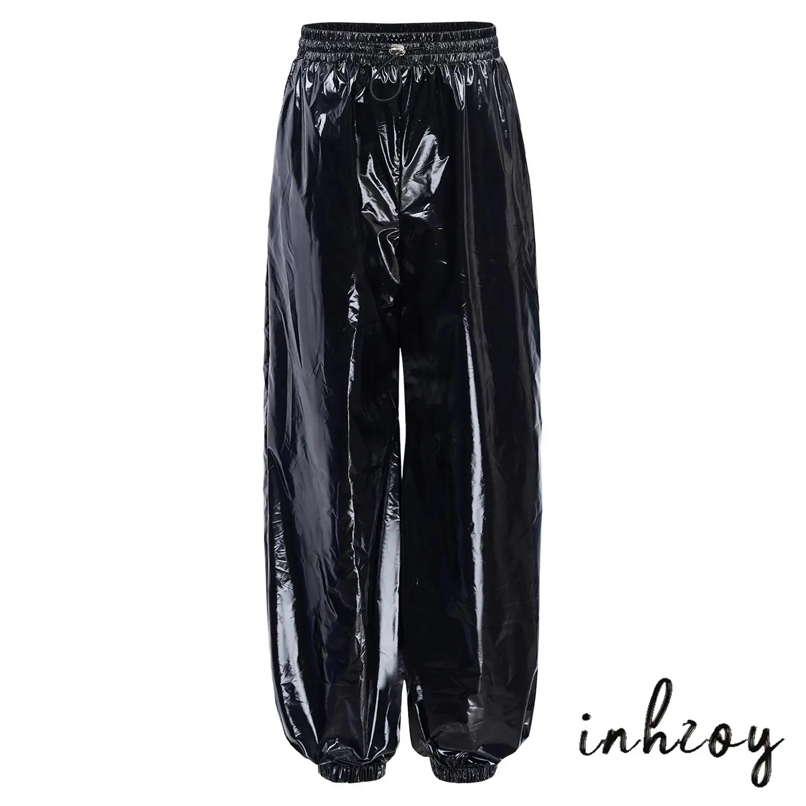 Kids Boys Hip Hop Dance Pants Water Resistant Drawstring Elastic Waistband Pants with Pockets for Beach Workout Daily Wear
