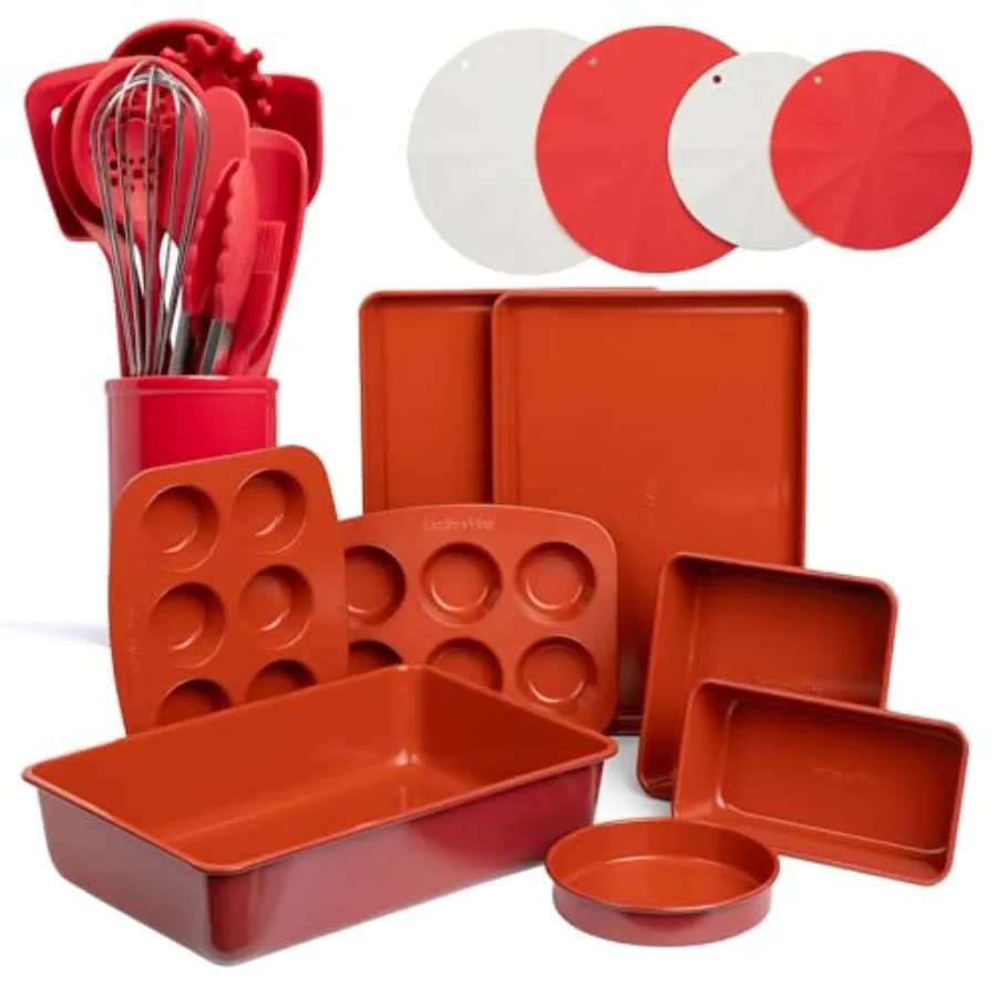 

Набор из 24 предметов для крупного и виноградной лозы. Набор форм для выпечки Cabernet. Набор посуды и подставки.