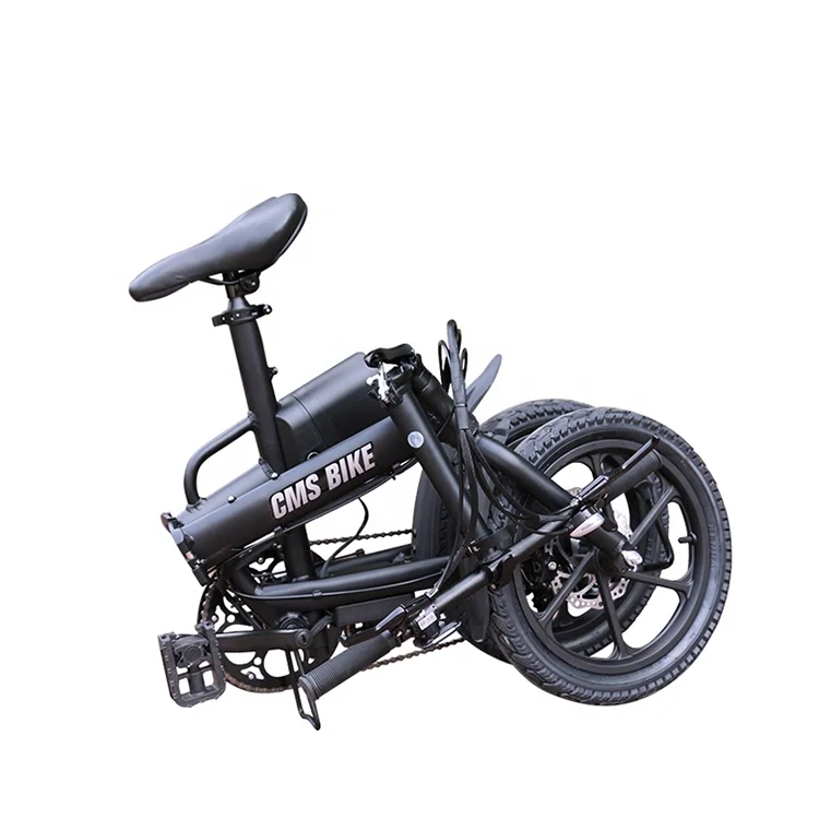 Folding Ebike 36v 250w 16 Inch Fat Tire Electric Bike 16 Inch Mini Bikes Electric Moped Bicycle for Adult