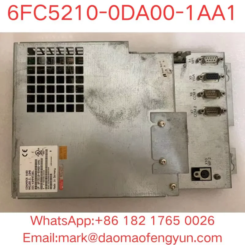 6FC5210-0DA00-1AA1 Used  Tested  OK, In Good Condition SINUMERIK FM NC/810D/DE/840D/DE MMC 100.2