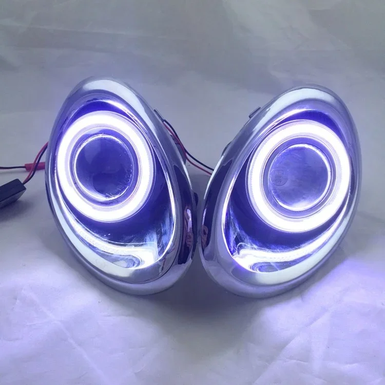 Eosuns Cob Angel Eye Led feux diurnes Drl + antibrouillard + lentille de projecteur pour Nissan Succe 2011-13
