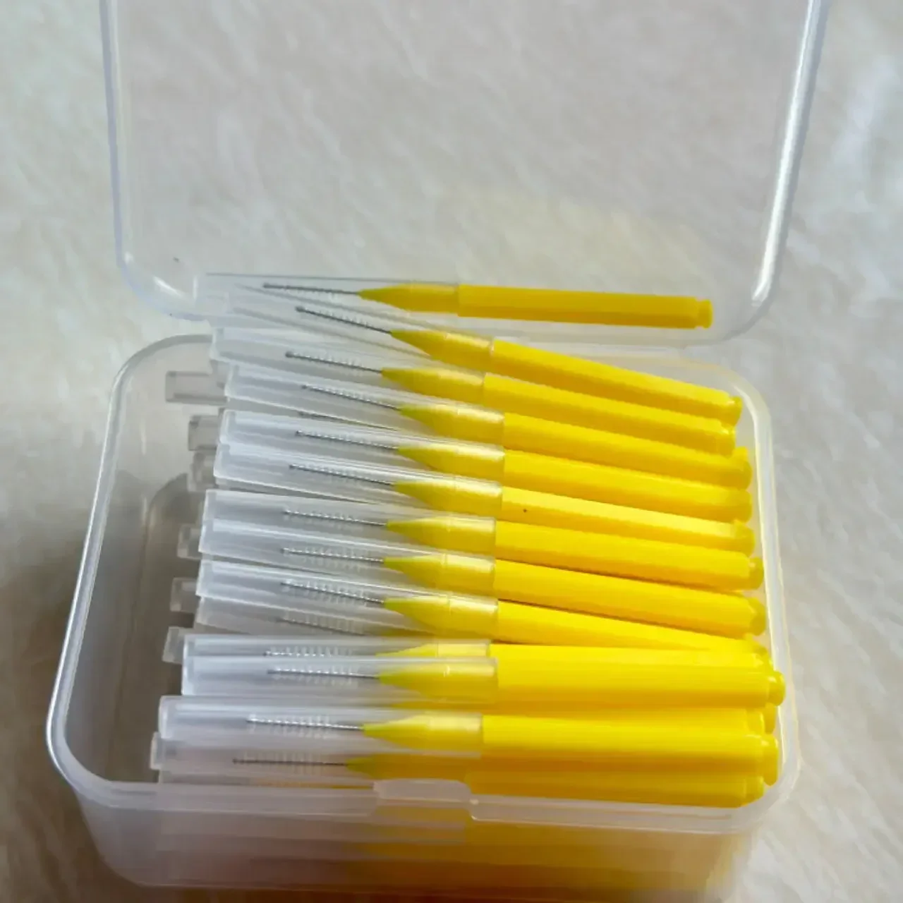 80/160 stks/doos I-type push pull interdentale rager 0.6-1.5Mm Reiniging Tussen Tanden Mondverzorging Orthodontische I Vorm Tand Floss