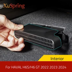 For HAVAL H6S/H6 GT 2022 2023 2024 Car Air Outlet Under Seat Protective Cover Patch Grid Interior Auto Accessories