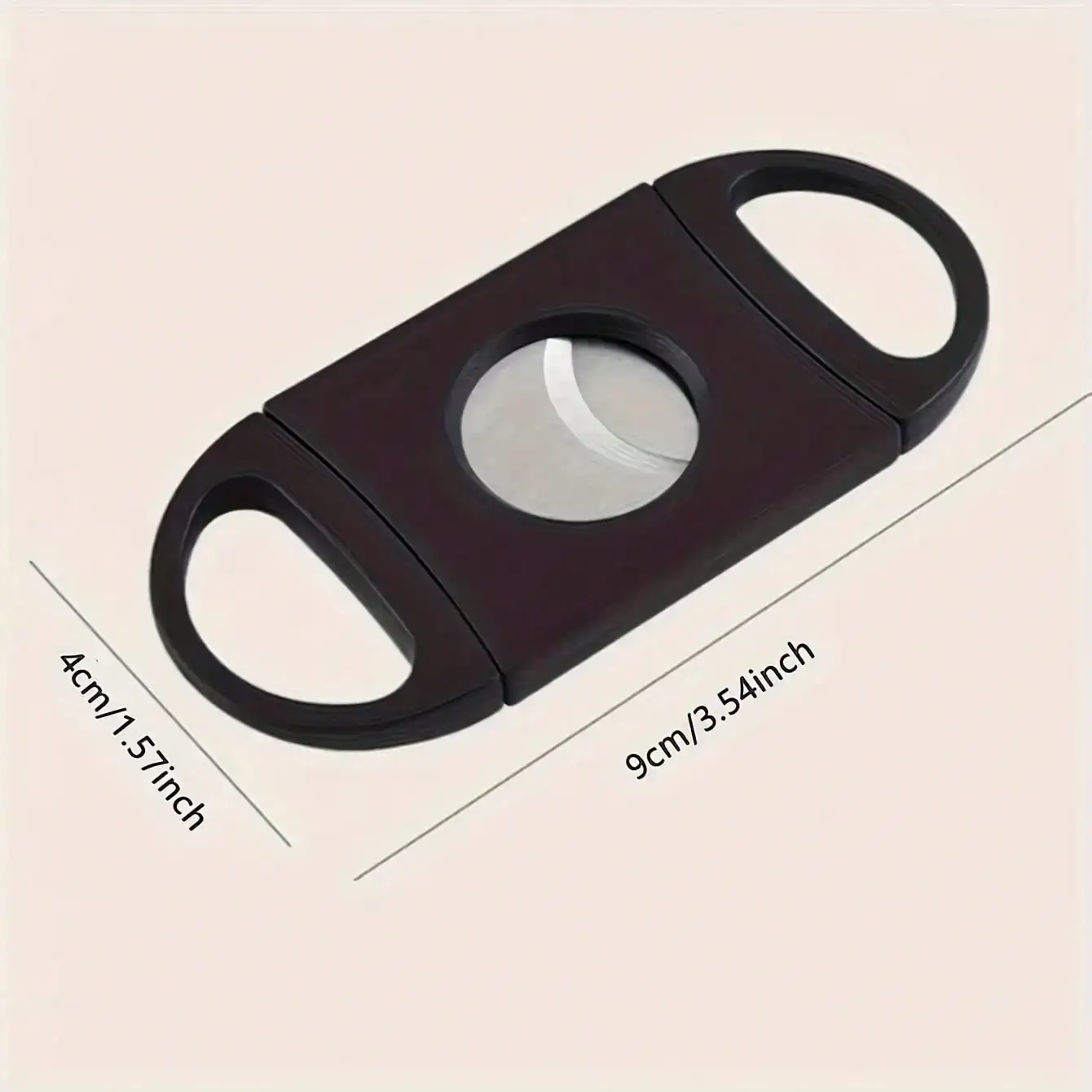 1pc Stainless Steel Cigar Scissors, Plastic Handle Design, Simple And Convenient For Home Use, Sharp Blades For Clean Cuts, Durable Cigar Cutter, Great For Personal Use & Gifting