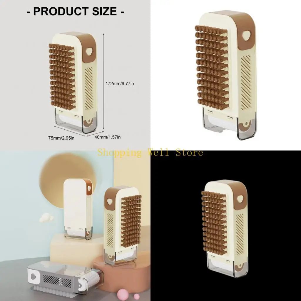 

KX4B Двух-в-1 Скалола для мыла с щеткой-портативное мыло пенообразование для стирки, кухни, ванной комнаты и путешествий