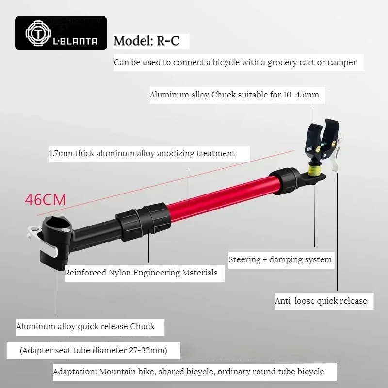 Tête serrage en accesorios, piezas de modificación de bicicleta, multifonctions, connexion extérieure, le plus récent