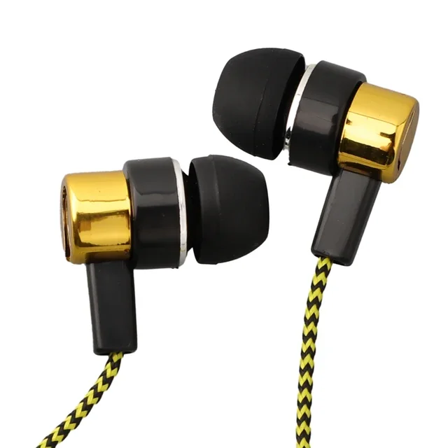 3,5 mm in-ear bedrade hoofdtelefoon 2 Basic Box Bass Stereo oordopjes Mobiele hoofdtelefoon Ruisonderdrukking Prachtige bas-stereo-oortelefoon