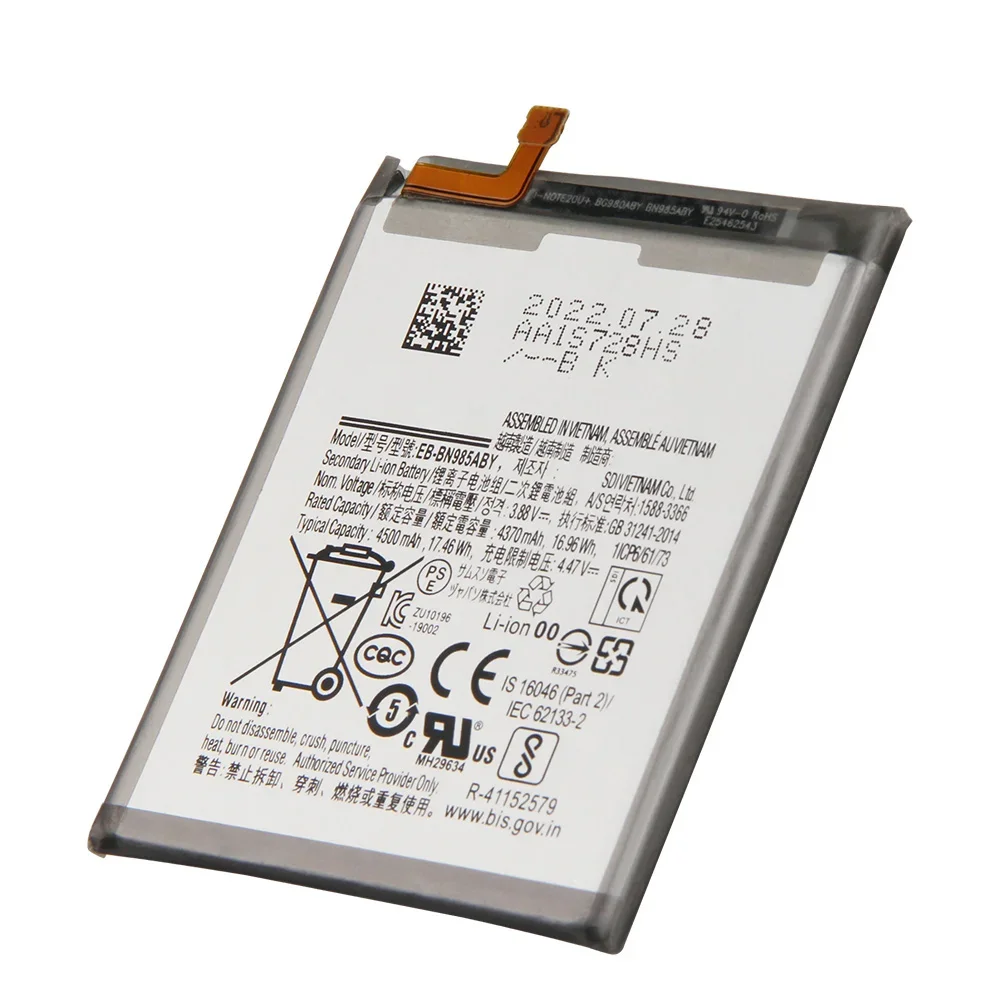 Nueva batería de repuesto para teléfono EB-BN980ABY para Samsung Galaxy Note 20 EB-BN985ABY para Samsung Galaxy Note 20 Ultra Note20 Ultra